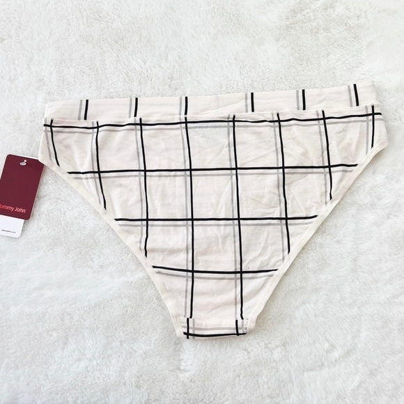 NWT Tommy John Second Skin Print Window Pane Cheeky Underwear - Picture 4 of 5